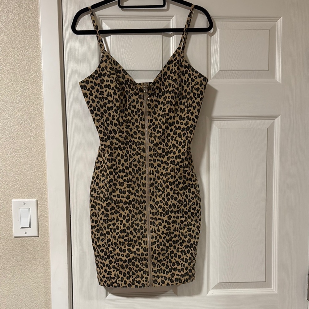 Leopard Print Bodycon Dress